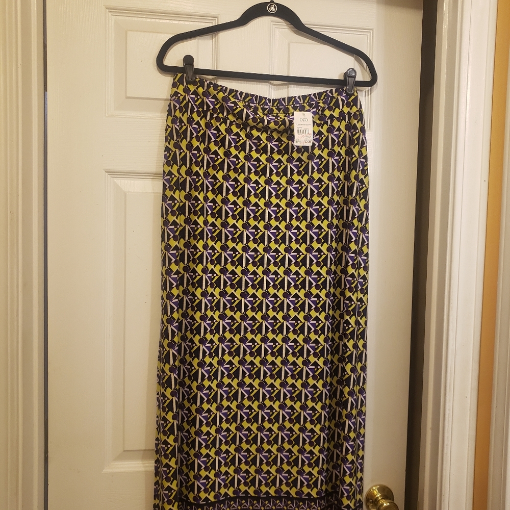 Print Maxi Skirt